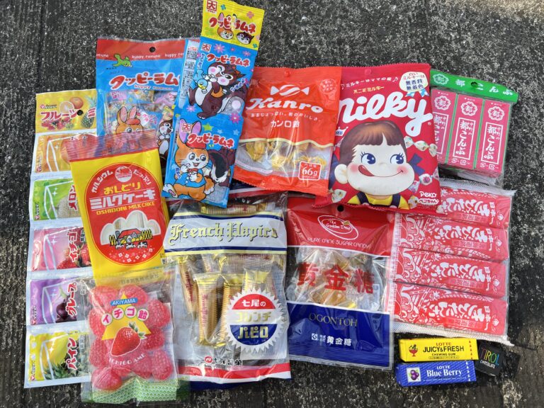 ツバメ玩具製作所のソフトグライダーとレトロな駄菓子購入