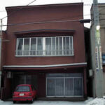 大館滞在・東大館駅（日中は小坂鉱山の方へ行く）