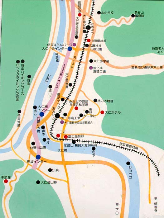 大仁駅~水晶山・神武天皇遥拝所~帝産大仁金山跡~修善寺駅 徒歩めぐり