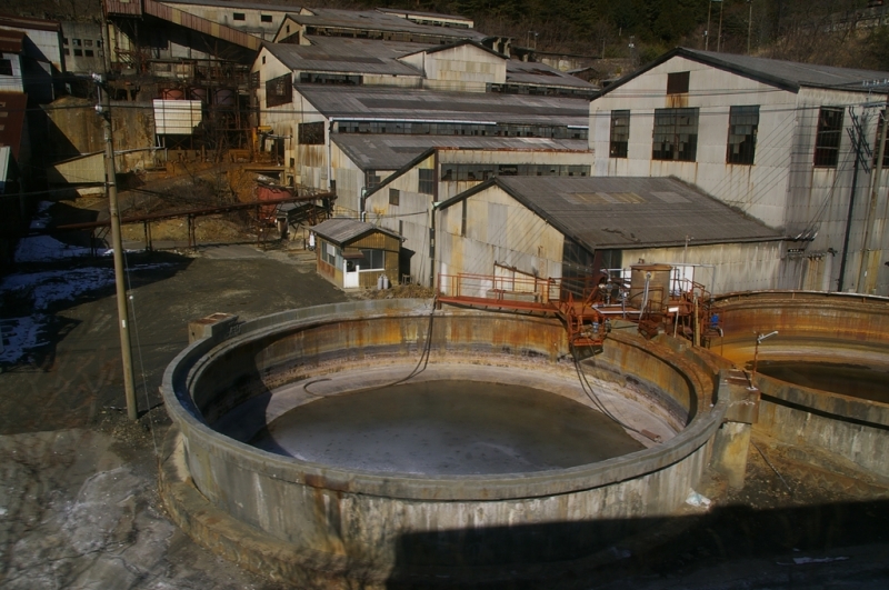 足尾銅山 古河工業(株) 足尾鉱業所 旧選鉱所