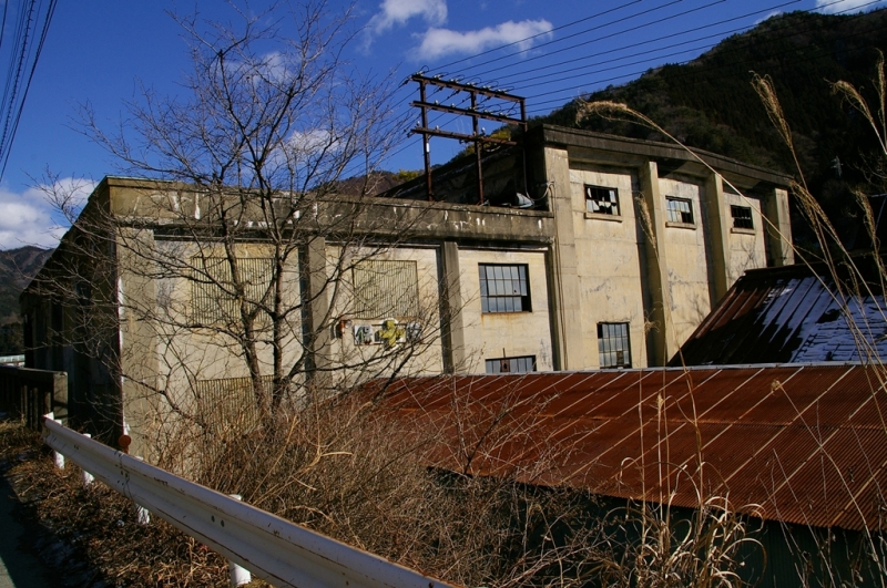 新梨子油力発電所跡 通洞発電所跡