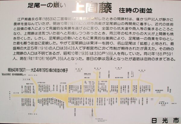 上間藤の町並み