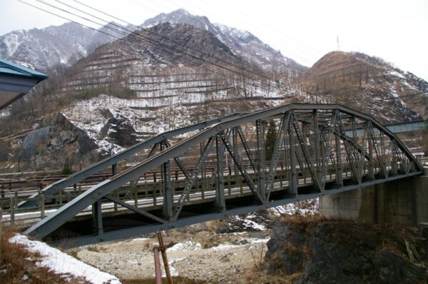 古河橋　明治時代のトラス橋