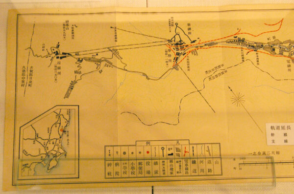 日立鉱山電車 軌道延長(昭和11年5月当時) 幹線5km 支線27km(日鉱記念館展示)