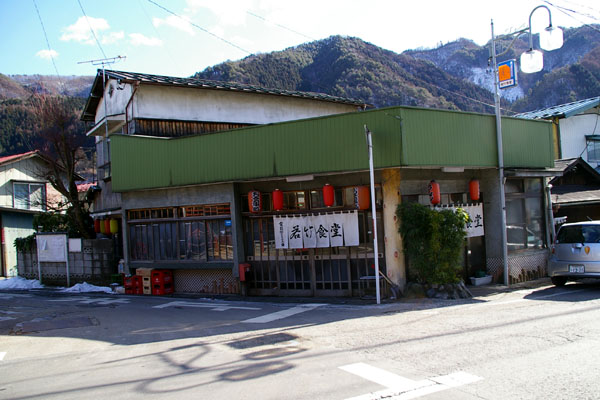 足尾町 若竹食堂(わかたけ食堂) 醤油ラーメン500円