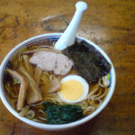 足尾町　若竹食堂（わかたけ食堂）　醤油ラーメン500円