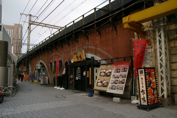 幸橋架道橋 東海道線(8)幸橋ガード