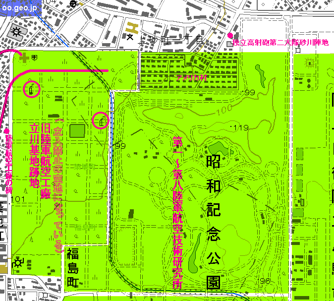 アメリカ村の周辺地図