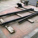 中神引込線通り（立川基地引込線跡）