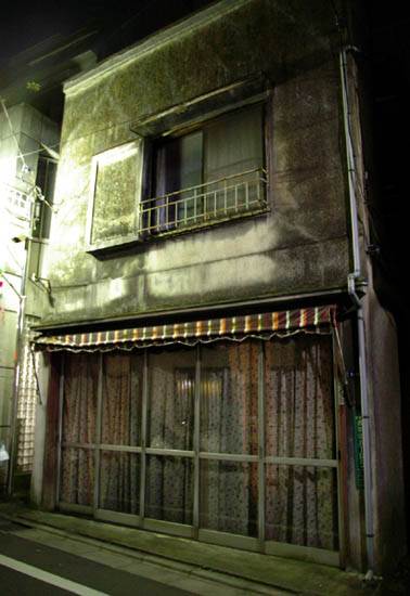 夜のけやき橋商店街 西新宿5丁目(再開発/解体)