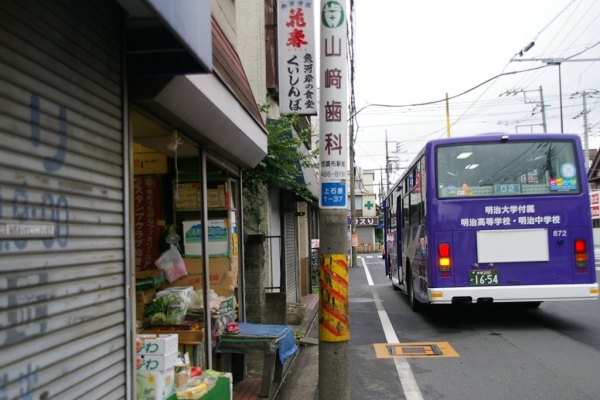 西調布駅前通り~(銅板建築)いも仙~西調布一番街~上石原大通り商店街