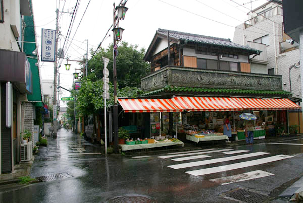 西調布駅前通り~(銅板建築)いも仙~西調布一番街~上石原大通り商店街