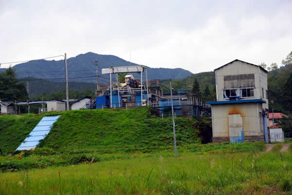 花岡桜町の町並み