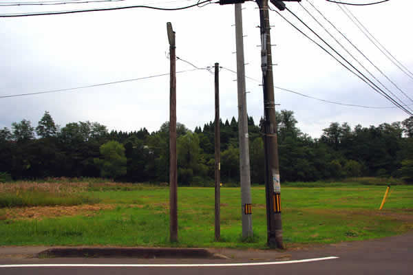 花岡桜町の町並み