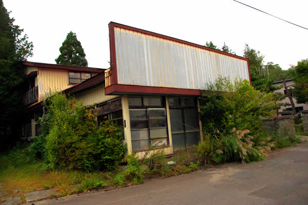 花岡桜町の町並み