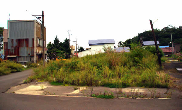 花岡桜町の町並み