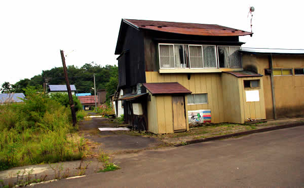 花岡桜町の町並み