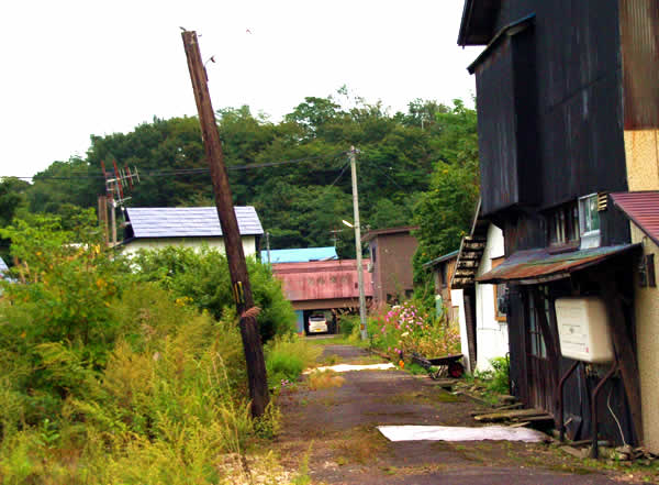 花岡桜町の町並み