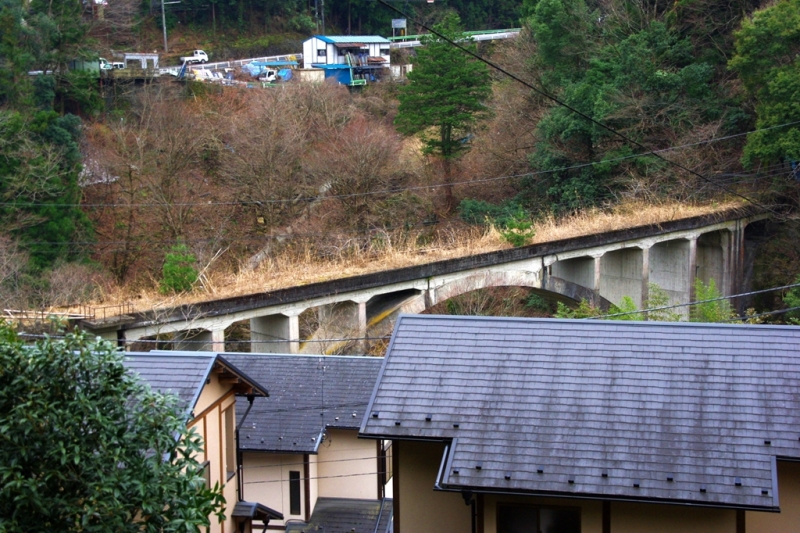 東京都水道局小河内線の日原橋梁