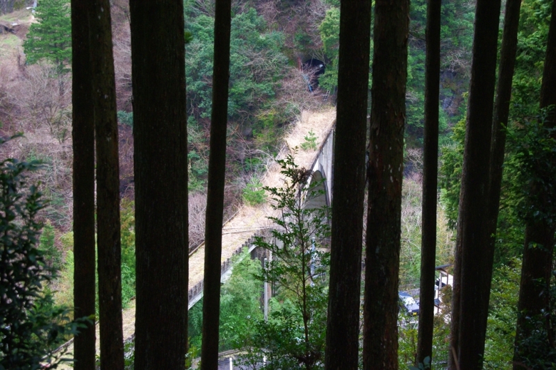 東京都水道局小河内線の日原橋梁