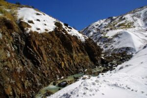 ここだけ見るとヒマラヤやパキスタンの山肌に見えないこともない。