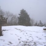 鳥沢駅～扇山（おうぎやま） ～大野調整池～四方津駅　登山　標高1137.8m　初春の降雪