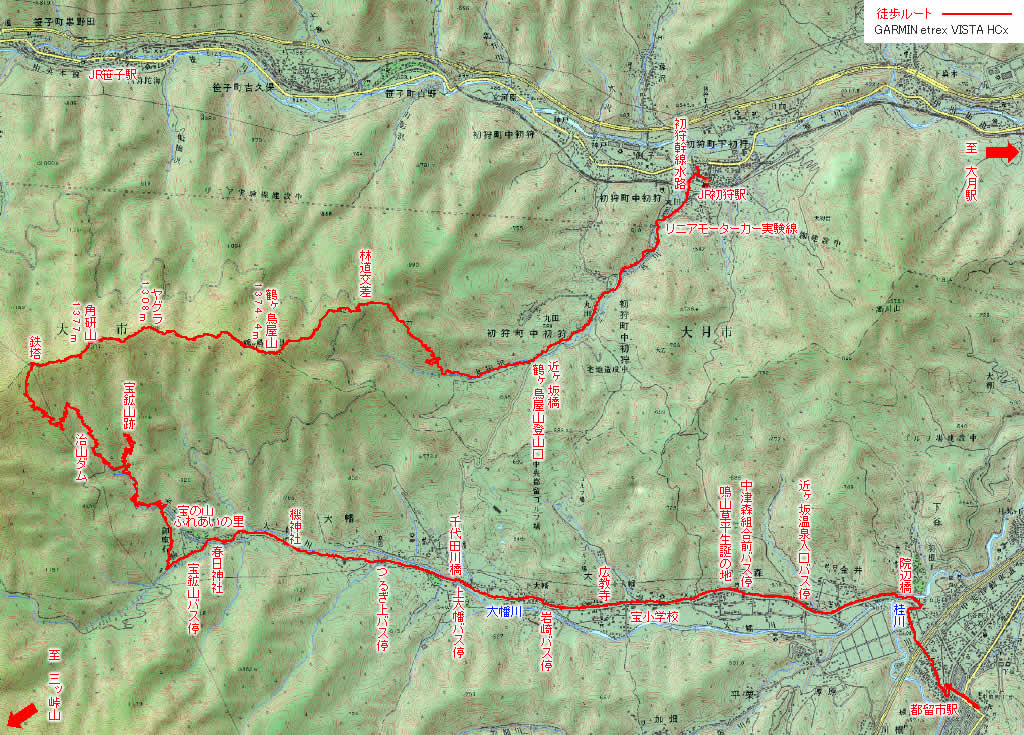 鶴ヶ鳥屋山(つるがとやさん)登山~宝鉱山めぐり