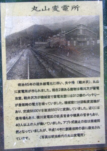 アプトの道　解説板