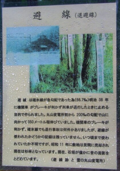 アプトの道　解説板