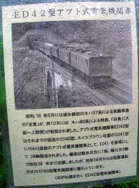 アプトの道　解説板