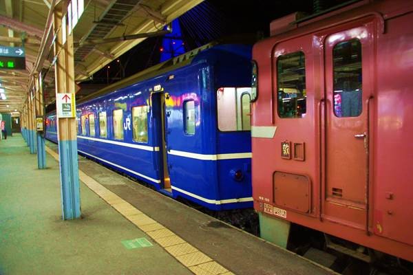 寝台特急・日本海(青森駅~大館駅) 乗車