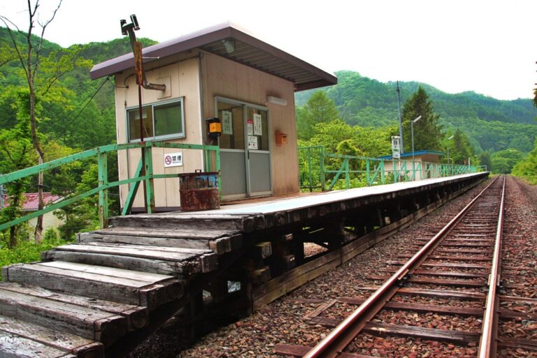 浅岸駅（廃止）　山田線　秘境駅　無人駅