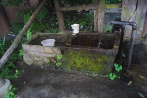 蛇滝　行者小屋の井戸