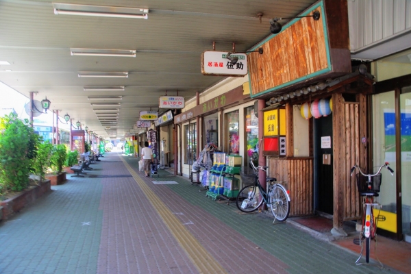 アーケード撤去前のヒスイロード商店街 IMGP2183