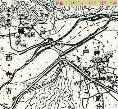 昭和初期の地形図