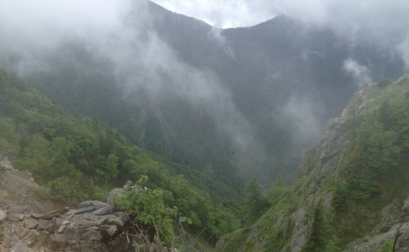 南アルプス 仙丈ヶ岳登山 2泊目／松峰小屋～地蔵尾根～仙丈ヶ岳～仙丈小屋～馬ノ背～丹渓新道～歌宿バス停～仙流荘バス停