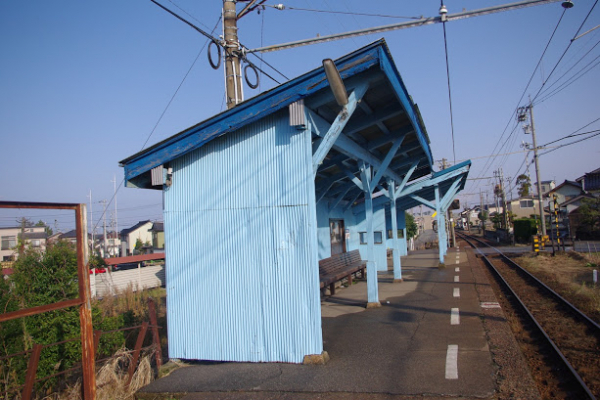 経田駅 富山地方鉄道(富山地鉄) 本線 木造駅舎