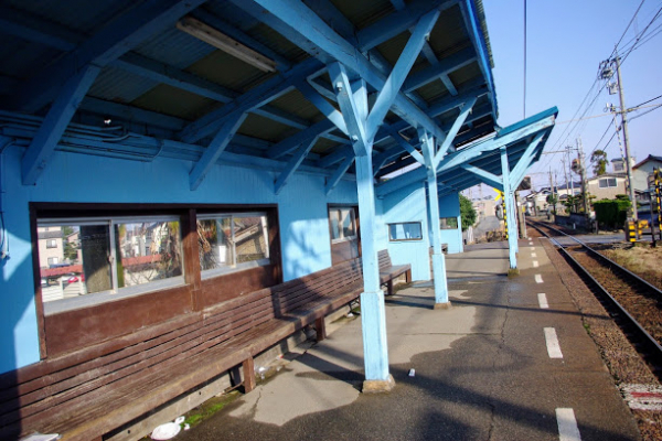 経田駅 富山地方鉄道(富山地鉄) 本線 木造駅舎