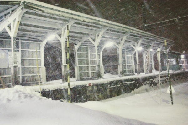 岩峅寺駅 富山地方鉄道(富山地鉄) 不二越・上滝線 木造駅舎