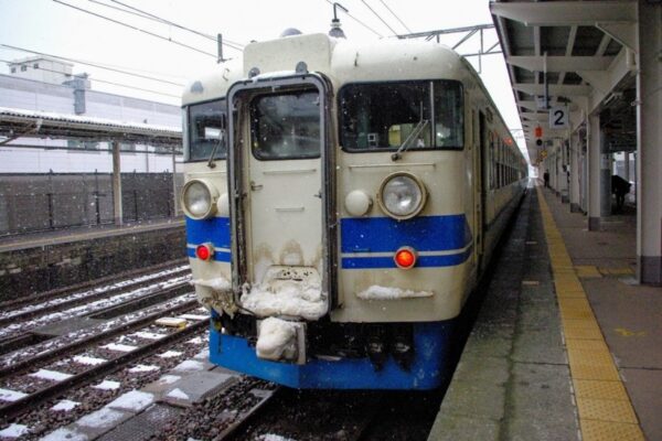 糸魚川駅 開業100周年 新幹線新駅工事中 駅スタンプ押印