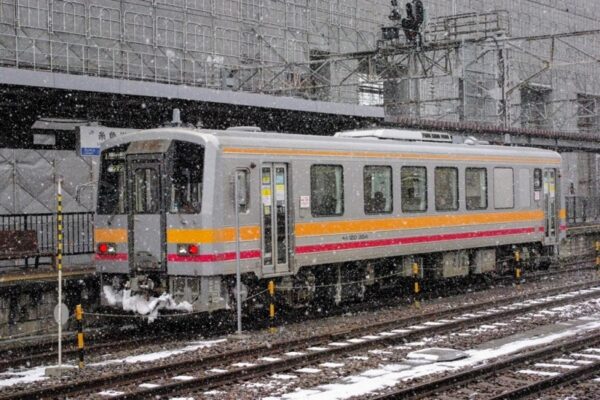 糸魚川駅 開業100周年 新幹線新駅工事中 駅スタンプ押印