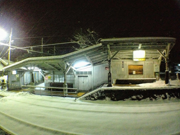 岩峅寺駅 富山地方鉄道(富山地鉄) 不二越・上滝線 木造駅舎