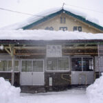 館田駅　弘南鉄道・弘南線　木造駅舎　無人駅