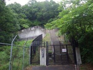 力石峠にある上恩方配水所