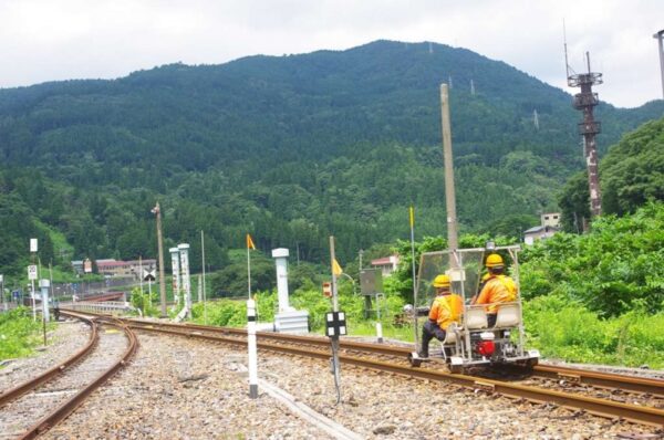 平岩駅 大糸線 無人駅 駅スタンプ押印