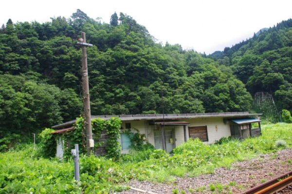 平岩駅 大糸線 無人駅 駅スタンプ押印