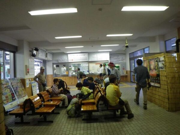 白馬駅　大糸線　駅スタンプ押印