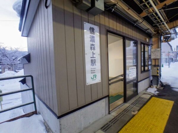 信濃森上駅　大糸線　無人駅