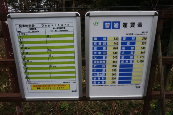 東山駅(廃駅) 函館本線(本線)(無人駅) ※2017年3月4日廃止