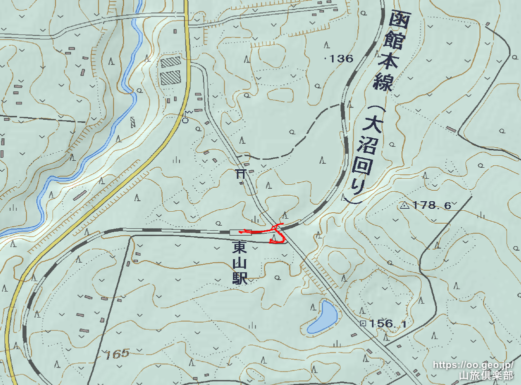 東山駅(廃駅) 函館本線(本線)(無人駅) ※2017年3月4日廃止